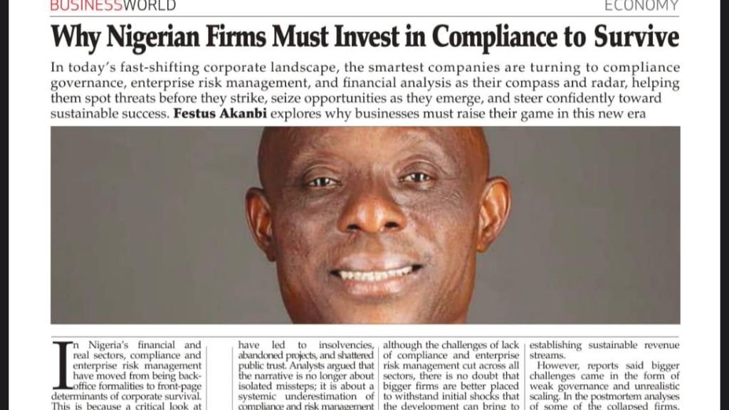 Why Nigerian Firms Must Invest in Compliance to Survive